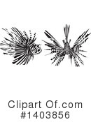 Lionfish Clipart #1403856 by xunantunich