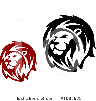 Royalty-Free (RF) Lions Clipart Illustration by Vector Tradition SM - Stock Sample #1096833