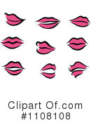 Lips Clipart #1108108 by Vector Tradition SM