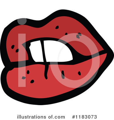Royalty-Free (RF) Lips Clipart Illustration by lineartestpilot - Stock Sample #1183073
