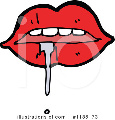 Royalty-Free (RF) Lips Clipart Illustration by lineartestpilot - Stock Sample #1185173