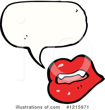 Royalty-Free (RF) Lips Clipart Illustration by lineartestpilot - Stock Sample #1215971