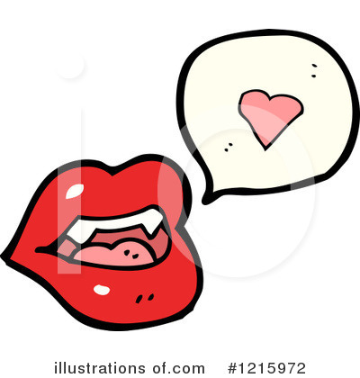 Vampire Lips Clipart #1215972 by lineartestpilot