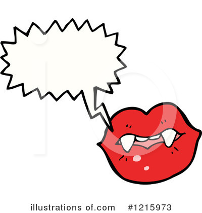 Vampire Lips Clipart #1215973 by lineartestpilot