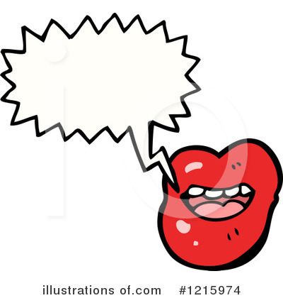 Royalty-Free (RF) Lips Clipart Illustration by lineartestpilot - Stock Sample #1215974
