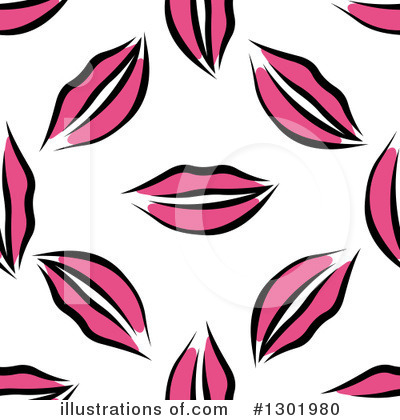 Royalty-Free (RF) Lips Clipart Illustration by Vector Tradition SM - Stock Sample #1301980