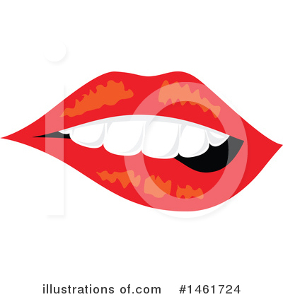 Lips Clipart #1461724 by Cherie Reve