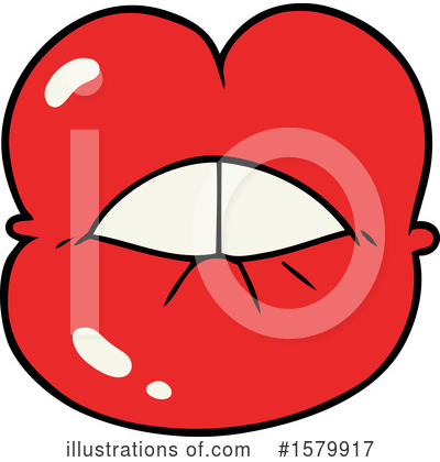 Royalty-Free (RF) Lips Clipart Illustration by lineartestpilot - Stock Sample #1579917