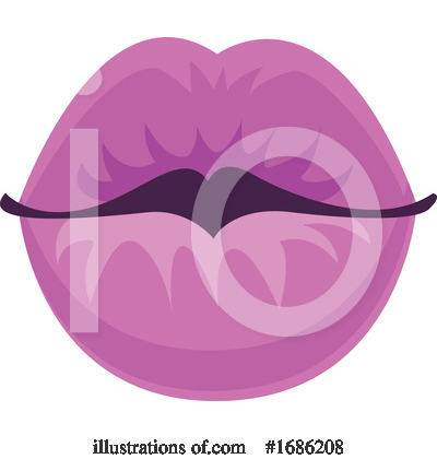 Royalty-Free (RF) Lips Clipart Illustration by Morphart Creations - Stock Sample #1686208