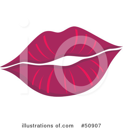 Royalty-Free (RF) Lips Clipart Illustration by Cherie Reve - Stock Sample #50907