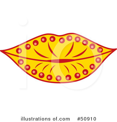 Royalty-Free (RF) Lips Clipart Illustration by Cherie Reve - Stock Sample #50910
