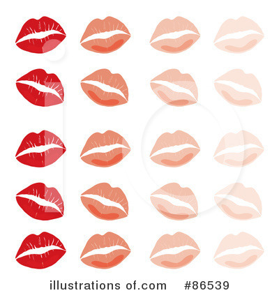 Lipstick Kiss Clipart #86539 by Pams Clipart