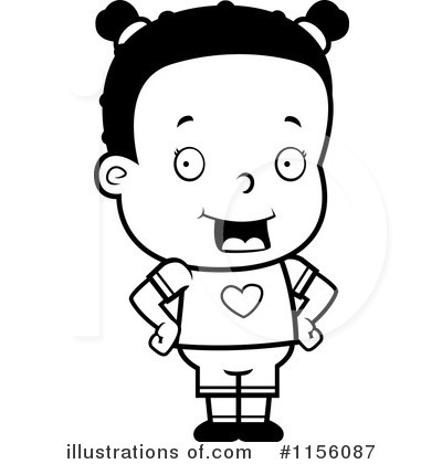 Royalty-Free (RF) Little Girl Clipart Illustration by Cory Thoman - Stock Sample #1156087