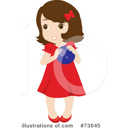 Royalty-Free (RF) Little Girl Clipart Illustration by Rosie Piter - Stock Sample #73045