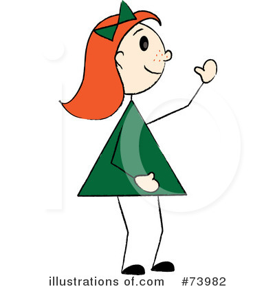 Royalty-Free (RF) Little Girl Clipart Illustration by Pams Clipart - Stock Sample #73982