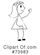 Little Girl Clipart #73983 by Pams Clipart