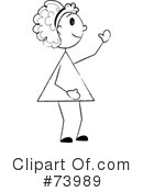 Little Girl Clipart #73989 by Pams Clipart