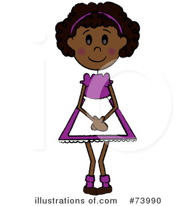 Little Girl Clipart #73990 by Pams Clipart