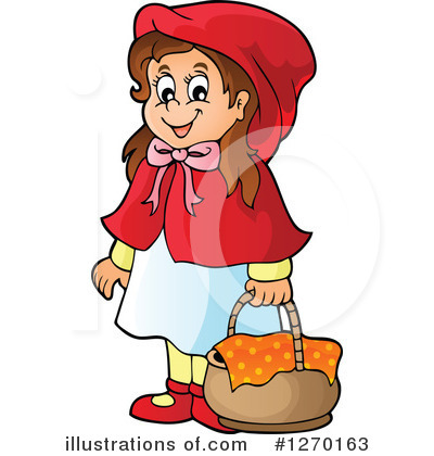 Little Red Riding Hood Clipart Illustration By Visekart