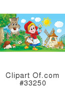 Little Red Riding Hood Clipart #33250 by Alex Bannykh