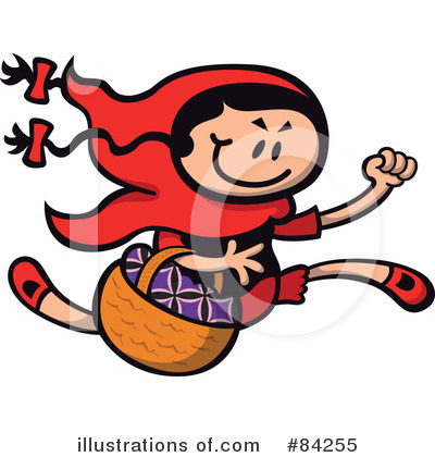 Royalty-Free (RF) Little Red Riding Hood Clipart Illustration by Zooco - Stock Sample #84255