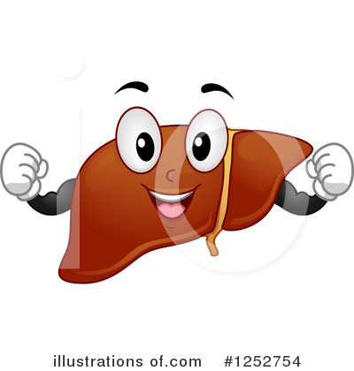 Royalty-Free (RF) Liver Clipart Illustration by BNP Design Studio - Stock Sample #1252754