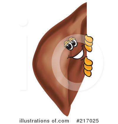 Royalty-Free (RF) Liver Mascot Clipart Illustration by Mascot Junction - Stock Sample #217025