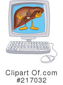 Liver Mascot Clipart #217032 by Mascot Junction