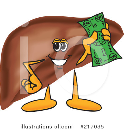 Liver Mascot Clipart #217035 by Mascot Junction