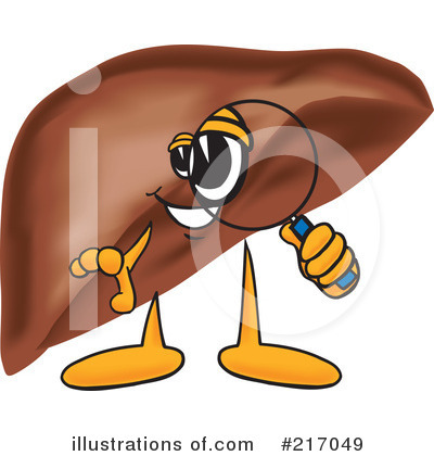 Liver Mascot Clipart #217049 by Mascot Junction