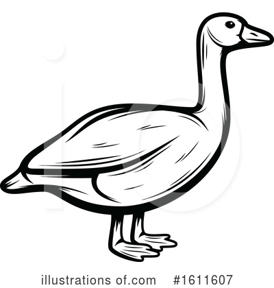Goose Clipart #1611607 by Vector Tradition SM