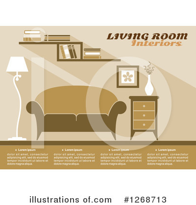 Sofa Clipart #1268713 by Vector Tradition SM