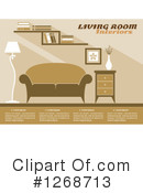 Living Room Clipart #1268713 by Vector Tradition SM