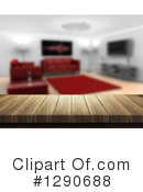 Living Room Clipart #1290688 by KJ Pargeter