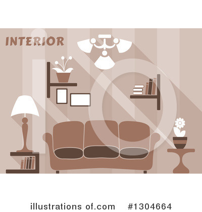 Sofa Clipart #1304664 by Vector Tradition SM