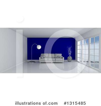 Royalty-Free (RF) Living Room Clipart Illustration by KJ Pargeter - Stock Sample #1315485