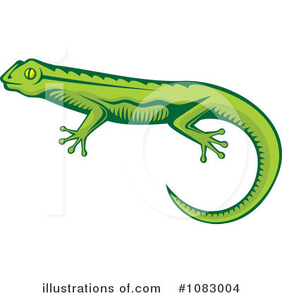 Royalty-Free (RF) Lizard Clipart Illustration by Any Vector - Stock Sample #1083004