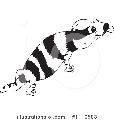 Royalty-Free (RF) Lizard Clipart Illustration by Dennis Holmes Designs - Stock Sample #1110583