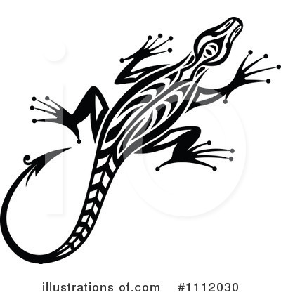 Royalty-Free (RF) Lizard Clipart Illustration by Vector Tradition SM - Stock Sample #1112030