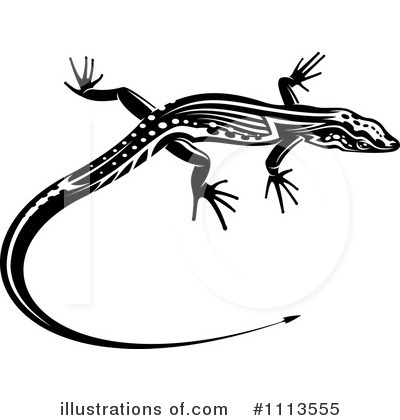 Royalty-Free (RF) Lizard Clipart Illustration by Vector Tradition SM - Stock Sample #1113555