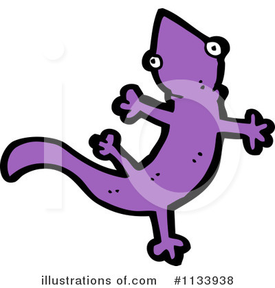 Royalty-Free (RF) Lizard Clipart Illustration by lineartestpilot - Stock Sample #1133938