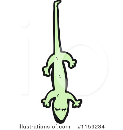 Royalty-Free (RF) Lizard Clipart Illustration by lineartestpilot - Stock Sample #1159234
