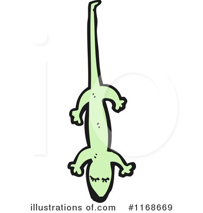 Royalty-Free (RF) Lizard Clipart Illustration by lineartestpilot - Stock Sample #1168669