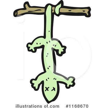 Royalty-Free (RF) Lizard Clipart Illustration by lineartestpilot - Stock Sample #1168670