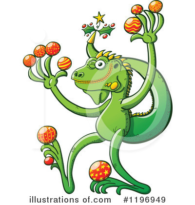 Royalty-Free (RF) Lizard Clipart Illustration by Zooco - Stock Sample #1196949