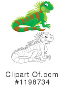 Lizard Clipart #1198734 by Alex Bannykh