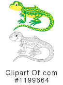 Lizard Clipart #1199664 by Alex Bannykh