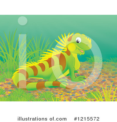 Royalty-Free (RF) Lizard Clipart Illustration by Alex Bannykh - Stock Sample #1215572