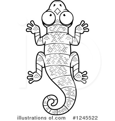 Royalty-Free (RF) Lizard Clipart Illustration by Cory Thoman - Stock Sample #1245522