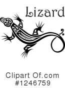 Lizard Clipart #1246759 by Vector Tradition SM